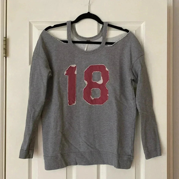 Free People French Terry Stadium Sweatshirt - Picture 4 of 8